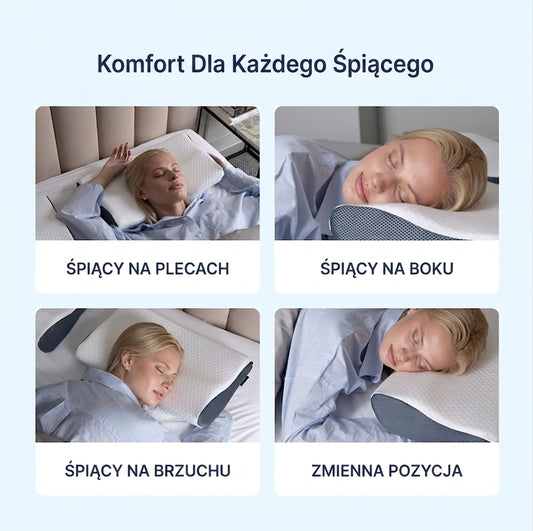 Poduszka Derila dla osób śpiących na boku