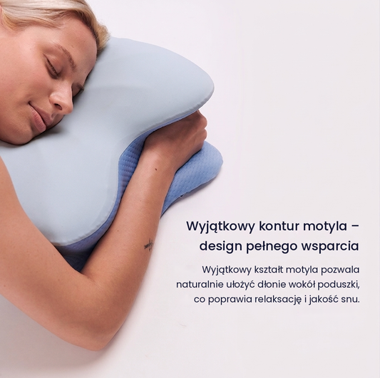 Poduszka Derila dla osób śpiących na boku